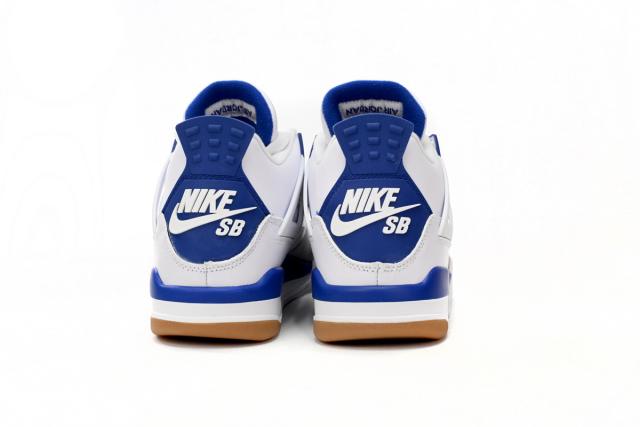 ［plus-size shoes]N SB x Air Jordαn 4's  Sapphire  Sapphire Blue DR5415-140