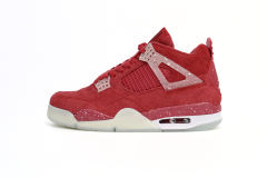 ［plus-size shoes]Air Jordαn 4's Retro Wine red ink splashing 904282