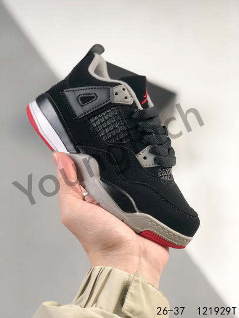 Jordαn 4's mid-top retro basketball shoes kids shoes 23 colors