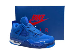 [plus-size shoes]1:1 quality version 27977671 Nigel Sylvester x Jordαn 4's Co-Branded OG  blue by blue BIKE