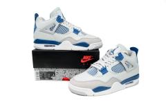 ［plus-size shoes]Air Jordαn 4's Retro Military Blue (2024) FV5029-141