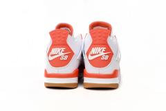 ［plus-size shoes]Air @j4 White Orange DR5415-108