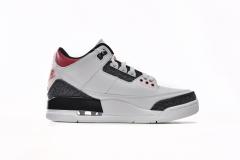 Jordαn 3's Retro SE Fire Red Denim CZ6634-100