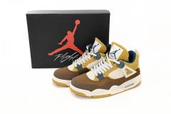 ［plus-size shoes]［plus-size shoes]Air Jordαn 4's  Cacao Wow  Brown White FB2214-200