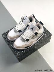 Jordαn 4's Khaki Colorblocking Breathable White Shoes