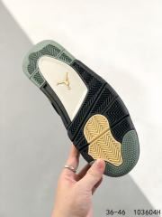 Jordαn 4's Army Green Wearable High Top Basketball Shoes