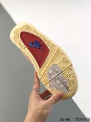 Jordαn 4's Collision Yellow Sole Sneakers 2 colors