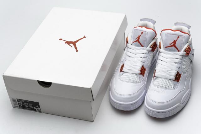 ［plus-size shoes]Air Jordαn 4's Retro Metallic Orange CT8527-118