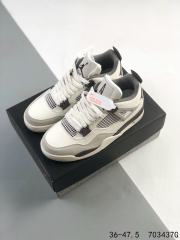 Jordαn 4's Cement White Air Cushion Basketball Shoes