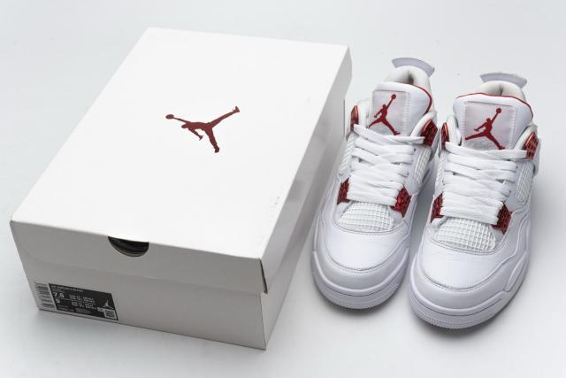 ［plus-size shoes]Air Jordαn 4's Retro Metallic Red CT8527-112