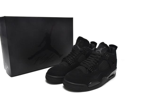 ［plus-size shoes]Air Jordαn 4's Retro Black Cat CU1110-010