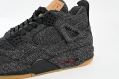 ［plus-size shoes]Levis x Air @j4 Levi's Black AQ9103-001