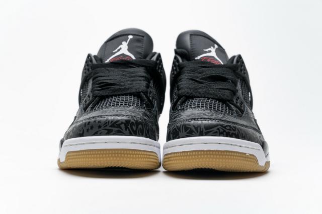 ［plus-size shoes]Air @j4 Retro Laser Black Gum CI1184-001