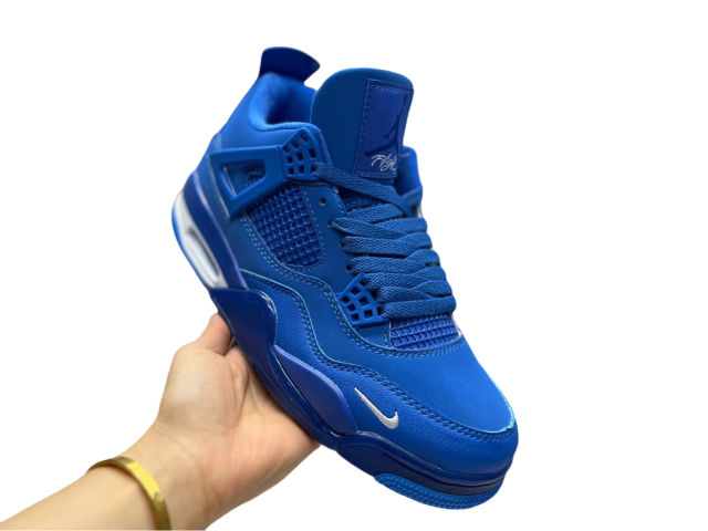 [plus-size shoes]1:1 quality version 27977671 Nigel Sylvester x Jordαn 4's Co-Branded OG  blue by blue BIKE