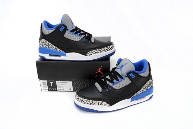 Jordαn 3's Retro Sport Blue 136064-007