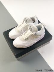 Generation 4 White Basketball Shoes