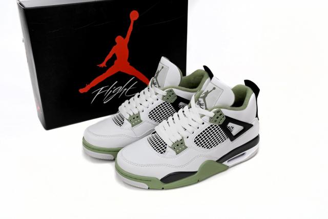 ［plus-size shoes]Air Jordαn 4's Retro Seafoam AQ9129-103