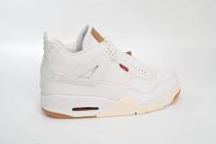 ［plus-size shoes]Levis x Air Jordαn 4's White AO2571-100