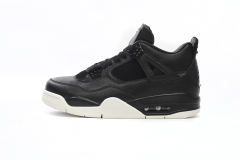 ［plus-size shoes]Air Jordαn 4's black snake 819139-010