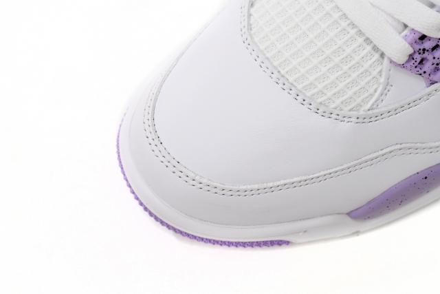 ［plus-size shoes]Air Jordαn 4's White Purple Oreo CT8527-115