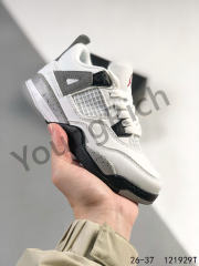 Jordαn 4's mid-top retro basketball shoes kids shoes 23 colors