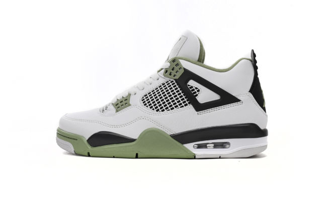 ［plus-size shoes]Air Jordαn 4's Retro Seafoam AQ9129-103