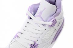 ［plus-size shoes]Air Jordαn 4's White Purple Oreo CT8527-115