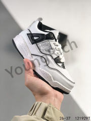 Jordαn 4's mid-top retro basketball shoes kids shoes 23 colors
