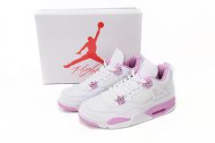 ［plus-size shoes]Air Jordαn 4's White Pink Oreo CT8527-116