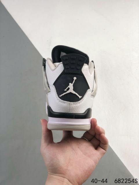 Jordαn 4's Khaki Colorblocking Breathable White Shoes