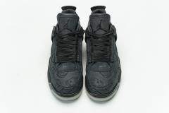［plus-size shoes]Air Jordαn 4's Retro Kaws Black 930155-001