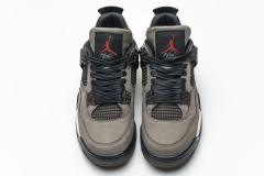 ［plus-size shoes]Air Jordαn 4's Retro Travis Scott x Brown AJ4-882335