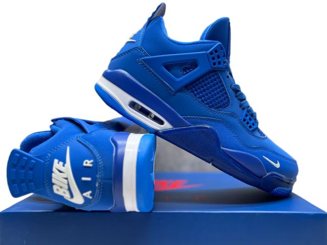 [plus-size shoes]1:1 quality version 27977671 Nigel Sylvester x Jordαn 4's Co-Branded OG  blue by blue BIKE