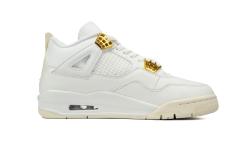 ［plus-size shoes]Air Jordαn 4's Retro Metallic Gold AQ9129-170