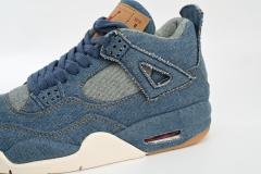 ［plus-size shoes]Jordαn 4's Retro Levi's Denim (Tag with Levi's Logo) AO2571-401