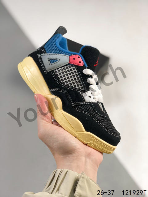 Jordαn 4's mid-top retro basketball shoes kids shoes 23 colors
