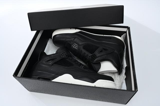 ［plus-size shoes]Air Jordαn 4's black snake 819139-010