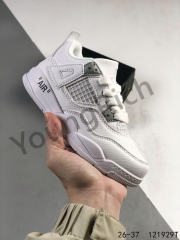 Jordαn 4's mid-top retro basketball shoes kids shoes 23 colors