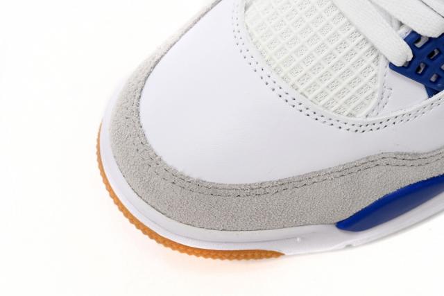 ［plus-size shoes]N SB x Air Jordαn 4's  Sapphire  Sapphire Blue DR5415-140