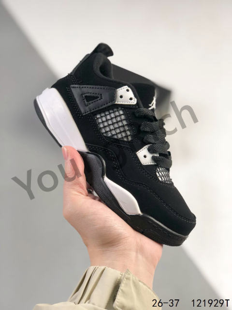 Jordαn 4's mid-top retro basketball shoes kids shoes 23 colors