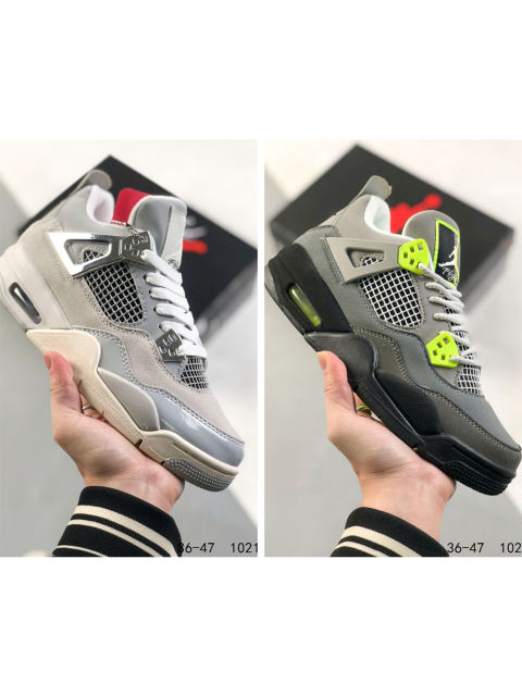 Jordαn 4's Thick Sole Air Cushion Breathable Basketball Shoes 2 colors