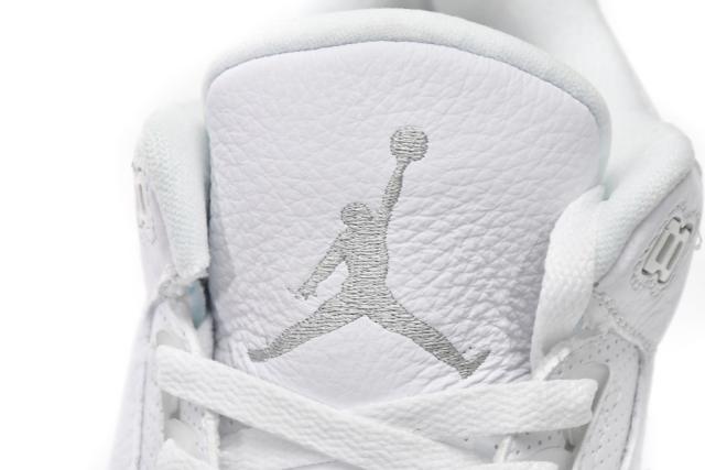 Jordαn 3's Retro Pure White 136064-111