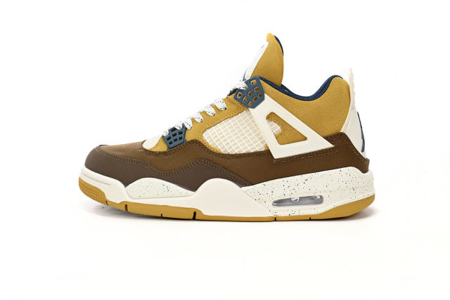 ［plus-size shoes]［plus-size shoes]Air Jordαn 4's  Cacao Wow  Brown White FB2214-200