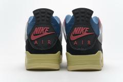 ［plus-size shoes]Air Jordαn 4's Retro Union Off Noir DC9533-001