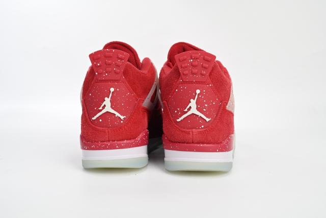 ［plus-size shoes]Air Jordαn 4's Retro Wine red ink splashing 904282