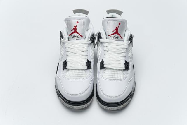 ［plus-size shoes]Air Jordαn 4's Retro White Cement (2016) 840606-192