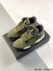Jordαn 4's Army Green Wearable High Top Basketball Shoes