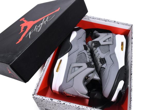 ［plus-size shoes]Air Jordαn 4's Retro Cool Grey 308497-007