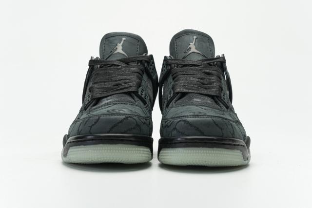 ［plus-size shoes]Air Jordαn 4's Retro Kaws Black 930155-001