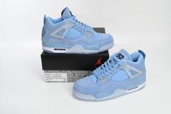 ［plus-size shoes]Air @j4 Retro UNC University Blue MNJDLS-247